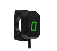 Indicateur De Vitesse Numérique Universel À 6 Vitesses Pour Moto Levier Changement Aimant Support D'indicateur Vitesses Avec Afficheur(Green set)