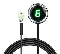 Indicateur De Vitesse Rond Moto Pour Versys 650 1000 2012 2-2017, Affichage Niveau 1-6, Plug & Play(Gear Display-RED)