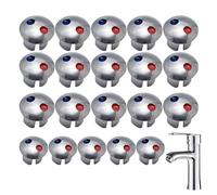 Indicateur d'eau chaude et froide, indicateur de robinet chaud et froid | Pièce de rechange pour robinets | Pièce de rechange pour robinets, boutons de signes chauds et froids, étiquette d'eau c