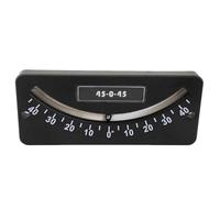 Indicateur d'inclinaison de niveau pour voiture - Inclinomètre pour lignes de, manomètre de précision pour tubes en verre, matériau ABS résistant à l'usure, compteur de pente portable pour nous
