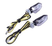 Indicateur Direction Lot De 2 Clignotants Universels Pour Moto Feux De Stop Feux Arrière Accessoires(Clear)