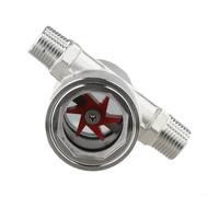 Indicateur d'observation de débit industriel avec résistance haute température et filetage extérieur en acier inoxydable 304 (DN15)