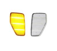 Indicateur Latéral Voiture Clignotant De Voiture Ambre À Trois Rangées De Bande LED Feux De Position Latéraux De Garde-boue Avant Pour Hummer H3 H3T 2006 2007 2008 2009 2010 Feu d’Encombrement(Clear l