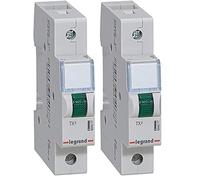 Indicateur LED 230 V ~ - Unique - Vert - 1 module (Lot de 2)