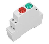 Indicateur LED à Double Rail Rouge et Vert Indicateur DIN Rail Montage Facile Compatible Boîte Distribution Machine CNC AC DC 230 V