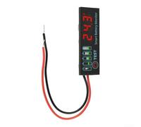 Indicateur LED Tension DC 7-55V Mémoire Données(Red(DC7-55V)) | LED haute pour luminosité, mémoire données sauvegardée, protection coupure courant, mesure pour temps réel, usage industriel