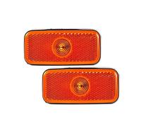 Indicateur Lot De 2 Réflecteurs Feux Position Latéraux, Couvercle Orange 1671689 Pour Ford Pour Transit MK6 2006-2013/MK7 2000-2006 Clignotant Du Rétroviseur Droit