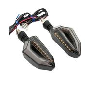 Indicateur lumière Clignotante 1 Paire De Clignotants LED pour Moto, Feux De Jour Gauche Et Droit 12 V, Clignotant, Lampe Universelle