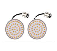 Indicateur lumière Clignotante 2 × Clignotants LED 1157 Moto LED P21/5w Feux De Stationnement Feu Stop Feux De Jour Ampoule De Signalisation De Moto