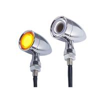 Indicateur lumière Clignotante AV&Ant Et Arrière À LED pour Moto Bullet Feux De Freinage Et Feux Arrière, 2 Pièces, Mini Lumières, Ajustement Universel pour Chopper pour Bobber