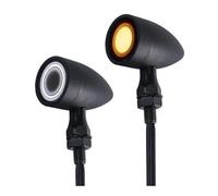 Indicateur lumière Clignotante AV&Ant Et Arrière À LED pour Moto Bullet Feux De Freinage Et Feux Arrière, 2 Pièces, Mini Lumières, Ajustement Universel pour Chopper pour Bobber