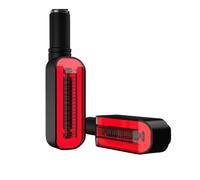 Indicateur lumière Clignotante Clignotants Universels De Moto 12V, Clignotant DRL À Eau Qui Coule 2 en 1, Feu Arrière 12 LED, Accessoires