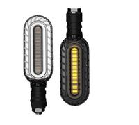 Indicateur lumière Clignotante Clignotants Universels De Moto 12V, Clignotant DRL À Eau Qui Coule 2 en 1, Feu Arrière 12 LED, Accessoires