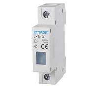 Indicateur lumineux modulaire, 220 V pour monophasé, occupe 1 module DIN, lampe voyant LED signalisation pour rail DIN (blanc)