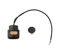 Indicateur lumineux pour trottinette électrique NINEBOT E2 et E2 Pro, clignotant de guidon avec indice d'étanchéité IPX5, indicateur de direction gauche/droite, matériau ABS, 3,6 x 4,1 cm, noir