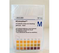 Indicateur PH 5-10 universel mcolorphasttm 100 bandelettes de test