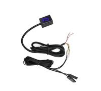 indicateur position levier vitesse Indicateur de vitesse numérique pour moto avec affichage LED, levier changement magnétique, support d'indicateur