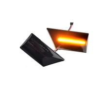 Indicateur Rétroviseur Latéral Lampe Lot De 2 Clignotants Dynamiques À LED Pour Opel Pour Vectra C Signum 2002 2003 2004 2005-2008, Clignotants Latéraux À Eau Courante(Dynamic Smoked)
