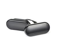 Indicateur Rétroviseur Porte D'aile Clignotant Séquentiel De Clignotant Latéral Dynamique Pour SEAT Pour Ibiza 6L Pour Leon Pour Altea Pour Alhambra Pour Exeo Pour Toledo Pour Cordoba Pour Arosa(Noir)