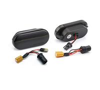 Indicateur Rétroviseur Porte D'aile Pour VW Up Pour Caddy T5 Marqueur Latéral Dynamique Clignotant Pour Amarok Pour Jetta Pour Golf 3 4 Pour Fox Pour Pour Lupo Pour Sharan Pour Bora(Dynamic black)