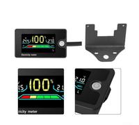 Indicateur Tension Température Écran pour couleur LCD Indicateur | Écran pour couleur LCD, pour affichage tension/température, plage 8-100V, idéal pour golf cart, camping-car(A)