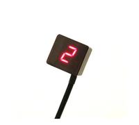 Indicateur Vitesse Moto Bleu/Rouge Universel Fort Aimant Ultra Mince Moto 6 Vitesses numérique indicateur de Vitesse Moto Affichage Levier de Changement capteur indicateur Rapport engagé
