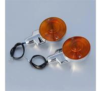 Indicateurs Clignotant Avant pour Moto pour Harley Softail Classic Heritage FLSTC 1999-2017 Touring Road King 2001 Et Après. Clignotants Lumières(Ambre)