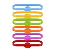 Indicateurs de boissons - Étiquettes colorées pour verres à boisson, Étiquettes colorées pour verres à boisson | Indicateur de charme pour verre à vin Bande de silicone Indicateur d'éthique,