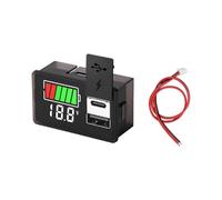 Indicateurs de charge de batterie USB de type C pour batteries au lithium, appareils de surveillance en temps réel, affichage numérique LED des tensions