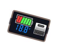 Indicateurs de charge de batterie USB de type C pour batteries au lithium, appareils de surveillance en temps réel, affichage numérique LED des tensions