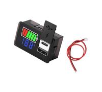 Indicateurs de charge de batterie USB de type C pour batteries au lithium, appareils de surveillance en temps réel, affichage numérique LED des tensions