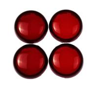 Indicateurs De Moto Cache-lentille De Clignotant Moto pour Harley Sportster 883 1200 Touring Road King Dyna Softail Heritage pour Fatboy Clignotants Lumières(Rouge,4 pièces)
