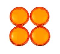 Indicateurs De Moto Cache-lentille De Clignotant Moto pour Harley Sportster 883 1200 Touring Road King Dyna Softail Heritage pour Fatboy Clignotants Lumières(Ambre,4 pièces)