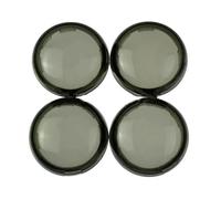 Indicateurs De Moto Cache-lentille De Clignotant Moto pour Harley Sportster 883 1200 Touring Road King Dyna Softail Heritage pour Fatboy Clignotants Lumières(Fumée,4 pièces)