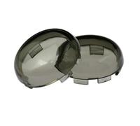 Indicateurs De Moto Cache-lentille De Clignotant Moto pour Harley Sportster 883 1200 Touring Road King Dyna Softail Heritage pour Fatboy Clignotants Lumières(Fumée,2Pc)