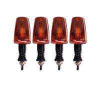 Indicateurs de moto Feu de direction en plastique pour moto, clignotant pour signaux lumineux ambre pour avant et pour arrière, pour Yamaha XJR1200 XJR400 SRX250 SRX600 XJR1300 FZR250/400(2pair)