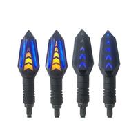 Indicateurs De Moto Lot De 4 Clignotants Latéraux À LED 12 V pour Moto, Feux De Jour Et De Nuit, Clignotants Universels AV&Ant Et Arrière