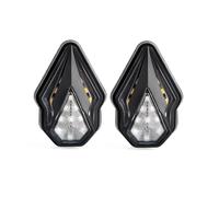 Indicateurs De Moto Lot De 4 Clignotants Latéraux À LED 12 V pour Moto, Lampe Dynamique Fluide, Support De Clignotant