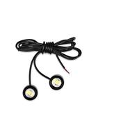 Indicateurs de Moto Lumière stroboscopique moto, Flash d'avertissement, feu stop projecteur 12V lentille œil poisson, ambre rouge bleu, lampe décorative, 2 pièces