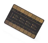 Indicateurs de moulin à café à 16 niveaux, carton, durabilité, portable, guide de broyage du café, pour les barbecues de randonnée et les instructions pour la préparation quotidienne des aliments