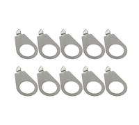Indicateurs de potentiomètre de guitare en alliage, pointeurs de bouton de guitare, Texture métallique adaptée à diverses guitares, marqueur de bouton fin, 10 pièces
