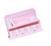 Indicateurs de progrès de lecture manuels Comptoir Bibliothèque Décoration ne nécessitant pas de piles pour des habitudes durables Trackers manuels