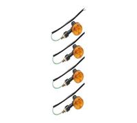 Indicateurs De Tournage Moto pour Yamaha Clignotants 7/8 Pouces Guidon Contrôle Phare Klaxon Interrupteur Faisceau Câbles Moto Universel Lampe Ensemble Clignotants(Harness with 4 Lamps)