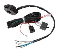 Indicateurs De Tournage Moto pour Yamaha Clignotants 7/8 Pouces Moto Universel Lampe Faisceau Ensemble Guidon Contrôle Phare Klaxon Interrupteur Fil Clignotants(Wire Harness)