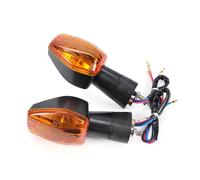 Indicateurs De Virage Clignotants Avant Et Arrière Compatible avec Honda Pour CB400 Pour CB600F Pour CB900F Pour CB1000R Pour CB1300S Clignotant De Moto(Bulb Amber)