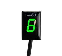 Indicateurs de Vitesse for Ducati, for Monster 795 796 797 Monster 796 EFI Moto 1-6 Niveau Vitesse Indicateur De Vitesse Accessoires Compteur D'affichage De Vitesse Numérique(Green)