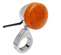 Indicateurs Direction Moto Clignotant LED Et Arrière pour Moto Bullet avec Support De Montage Pince Fourche Universelle