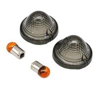Indicateurs Direction Moto pour Bonneville 2001-2012 SE 2009-2013 Clignotants Moto Indicateur Lentille Couvercle Abat-Jour(Noir)