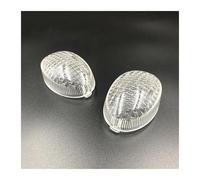 Indicateurs Direction Moto pour Kawasaki pour Ninja 250R pour Vulcan S650 pour Z650RS pour W800 pour Cafe pour KLR650 Boîtier Lampe Clignotant Couvercle D'objectif Moto(Dégager,2 PCS)