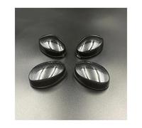 Indicateurs Direction Moto pour Kawasaki pour Ninja 250R pour Vulcan S650 pour Z650RS pour W800 pour Cafe pour KLR650 Boîtier Lampe Clignotant Couvercle D'objectif Moto(Smoke,4 PCS)